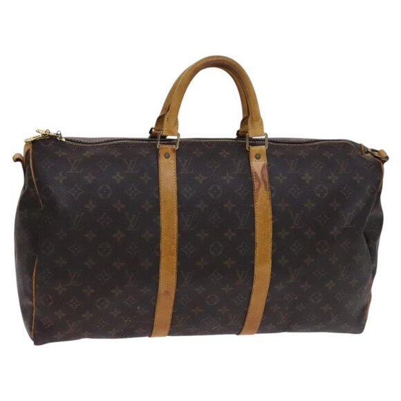 LOUIS VUITTON Monogram Keepall Bandouliere 50 Boston Bag - Picture 1 of 16